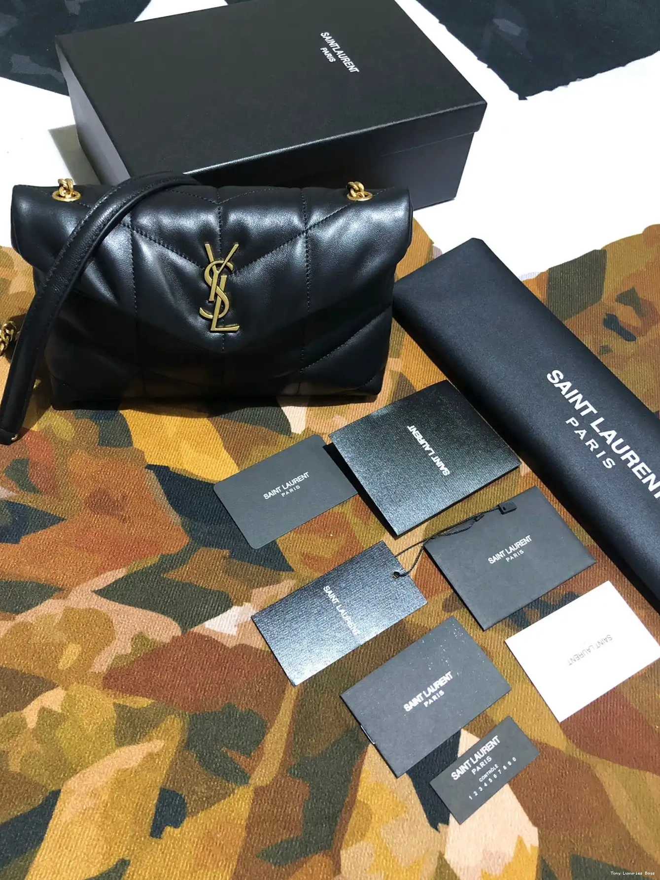Tony Luxuries CHAIN YSL BAG MINI PUFFER SMALL 0511
